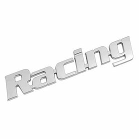 Racing 3D Logo chrom