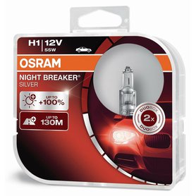 Autožárovka Osram Night Breaker SILVER H1 P14.5S 12V 55W, 2ks