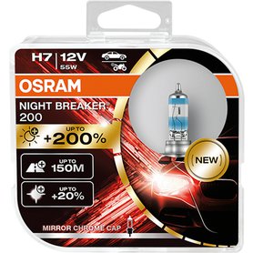 OSRAM NIGHT BREAKER 200, 12V H7, 2ks