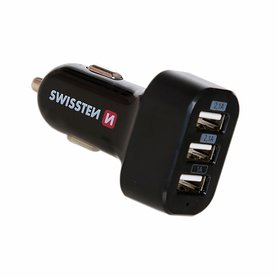 Swissten 20111200 Nabíječka telefonu 3 x USB 5,2A