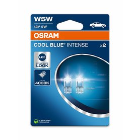 Autožárovka OSRAM Cool Blue INTENSE 4000K 12V W5W + 100%, 2ks
