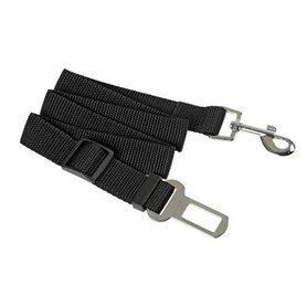 Bezpečnostní pás pro psy velikost L 55  -87 x 1,5 cm černý
