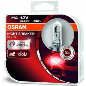 Osram 64193NBS-HCB Night Breaker Silver H4 12V P43t 60/55W 2ks