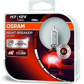 Osram 64210NBS-HCB Night Breaker Silver H7 12V PX26d 55W 2ks