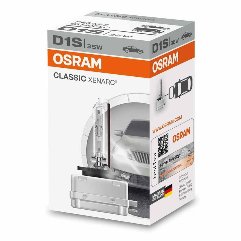 Xenonová výbojka D1S Osram Classic 12V 35W PK32d-2 66140CLC