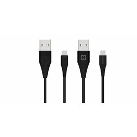 Datový kabel Swissten USB / USB-C 3.1 černý 1,5 m