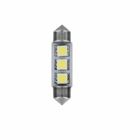 Žárovka Hyper-LED CAN-BUS 24-28V sufit 3 SMD x 3 chips, 10x39mm, bílá 6500° (20ks)