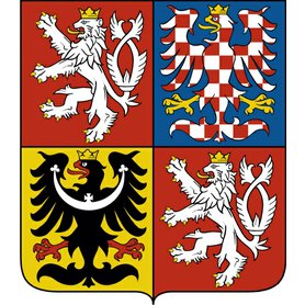 Samolepka 3D plastická - znak Česká republika