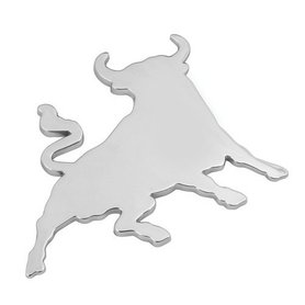 Lampa Italy, 3D logo, emblém Bull