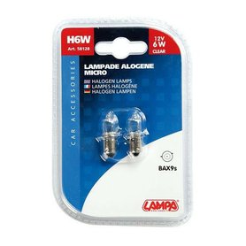 Lampa Italy 12V H6W BAX9s